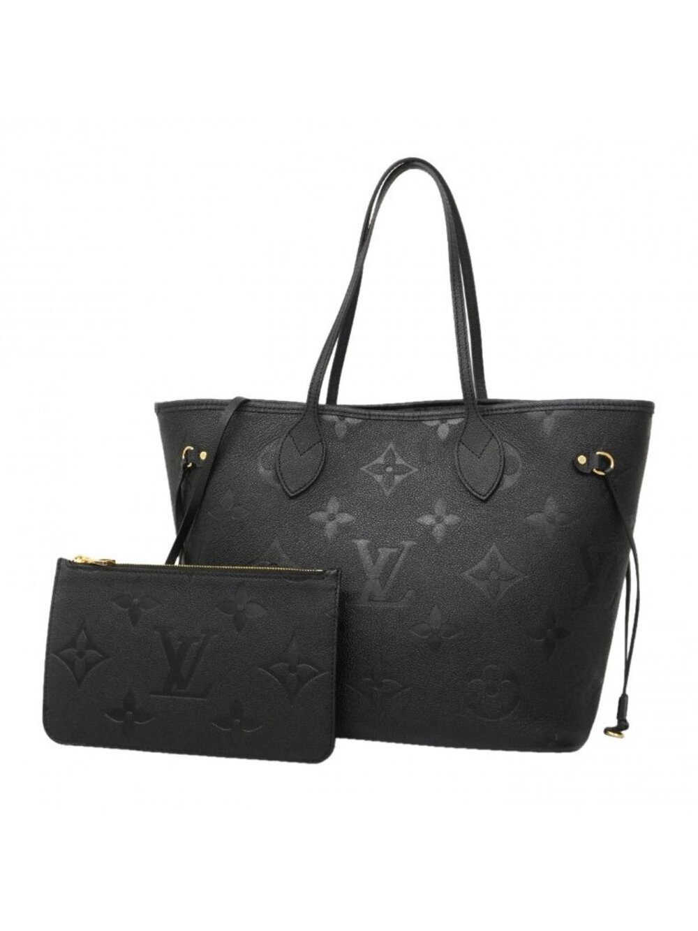 Louis Vuitton Tote Monogram Empreinte Neverfull MM Noir - Picture 1 of 7